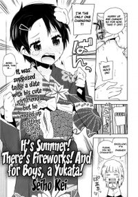 It's Summer! There's Fireworks! And for Boys, a Yuakata!