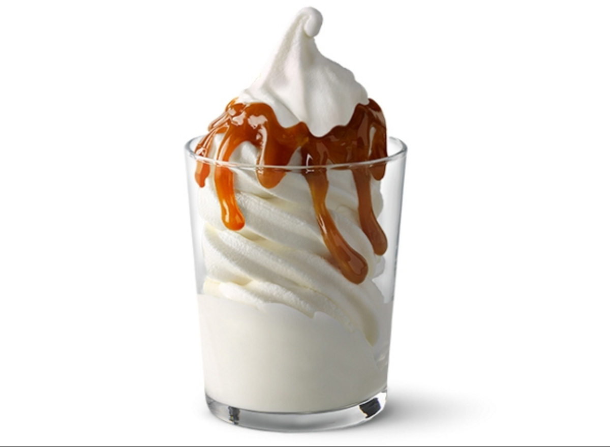 mcdonalds caramel sundae