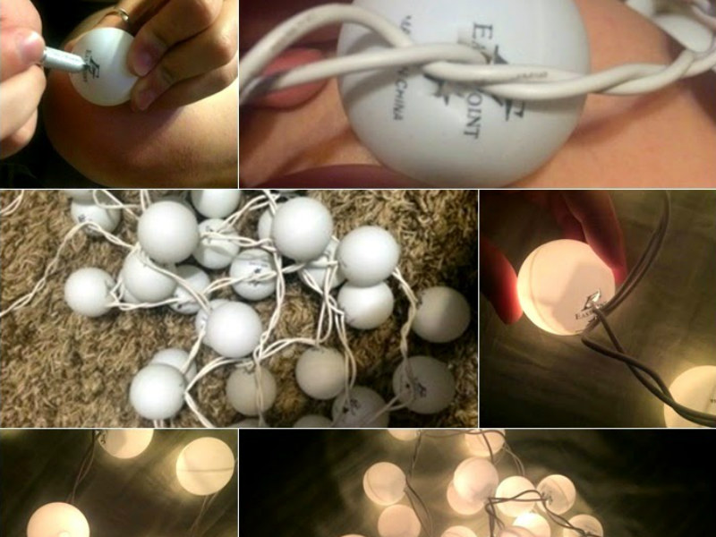 String Lights DIY Decorating Ideas 9