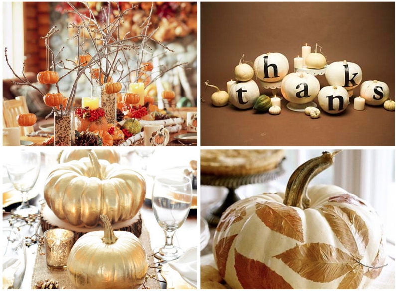 1. Pumpkin Centerpieces