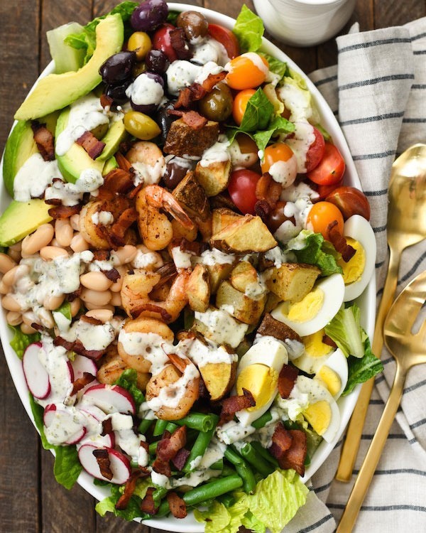 Shrimp recipes Mega Chopped Salad