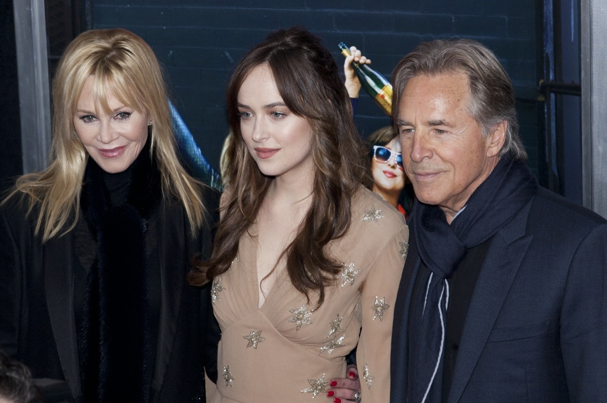 Melanie Griffith, Dakota Johnson, and Don Johnson in 2016