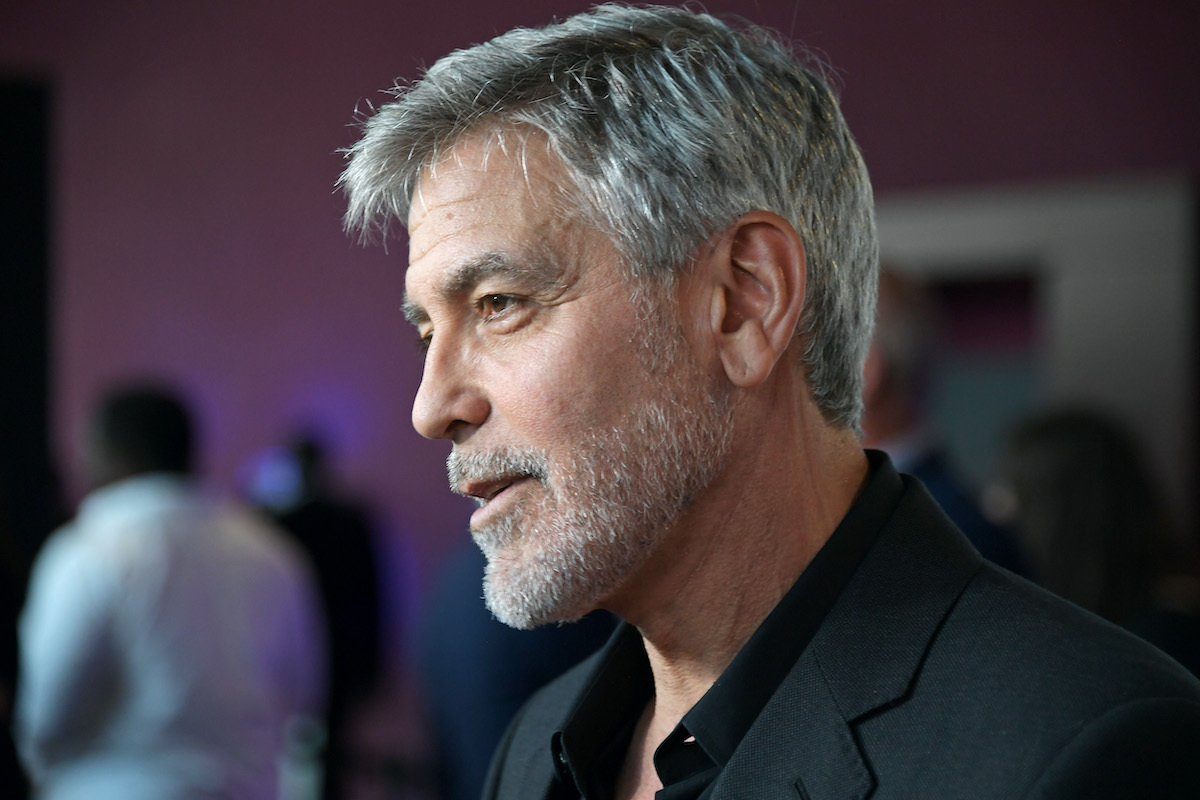 George Clooney attends the London Premiere of new show 