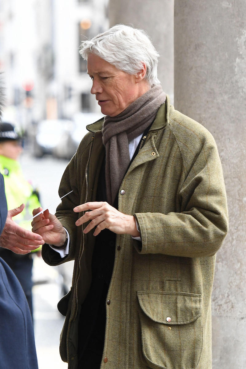 Richard Kay, royal reporter for the Daily Mail, arriving at the Grosvenor Chapel in London's Mayfair for a memorial service to commemorate the life of Raine Spencer, the stepmother of Diana, Princess of Wales, who died at aged 87 after a short illness in 2016