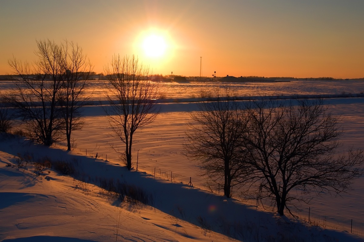 evansville indiana snow scene, heart attack cities