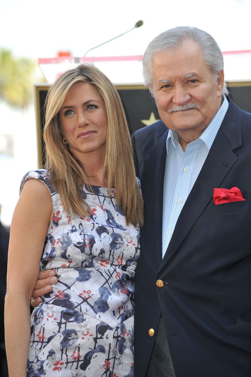 Jennifer and John Aniston