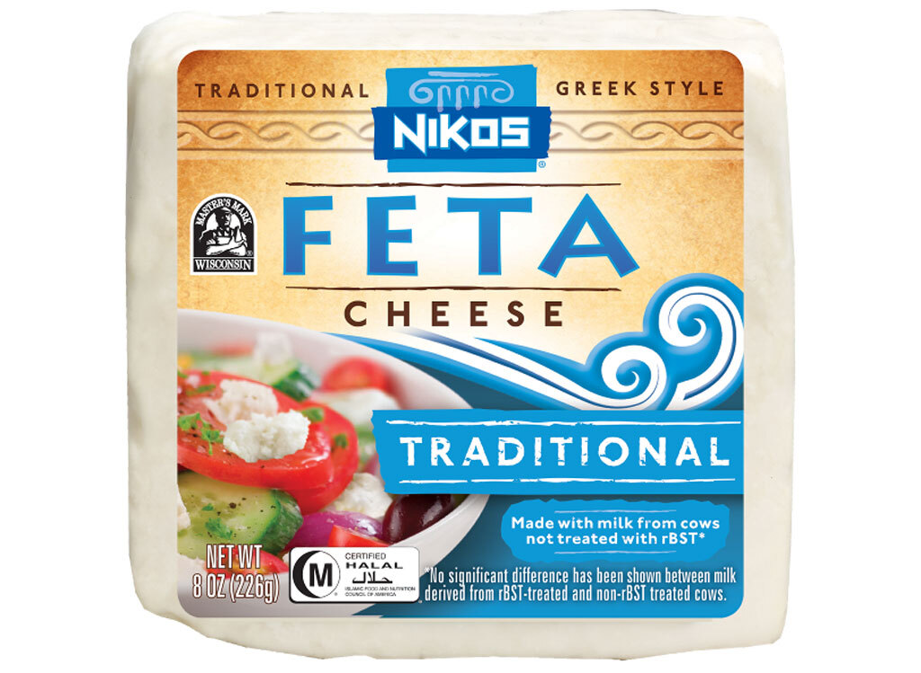 Nikos feta cheese block