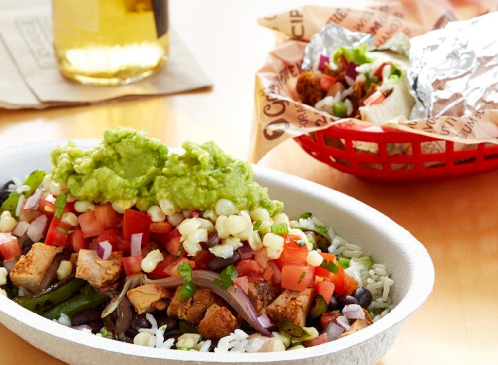 Chipotle burrito bowl