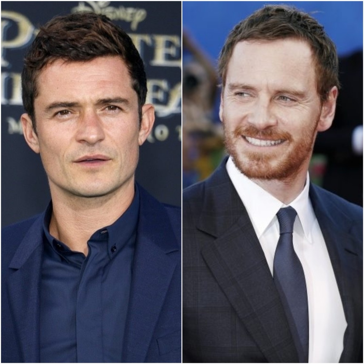 Orlando Bloom and Michael Fassbender