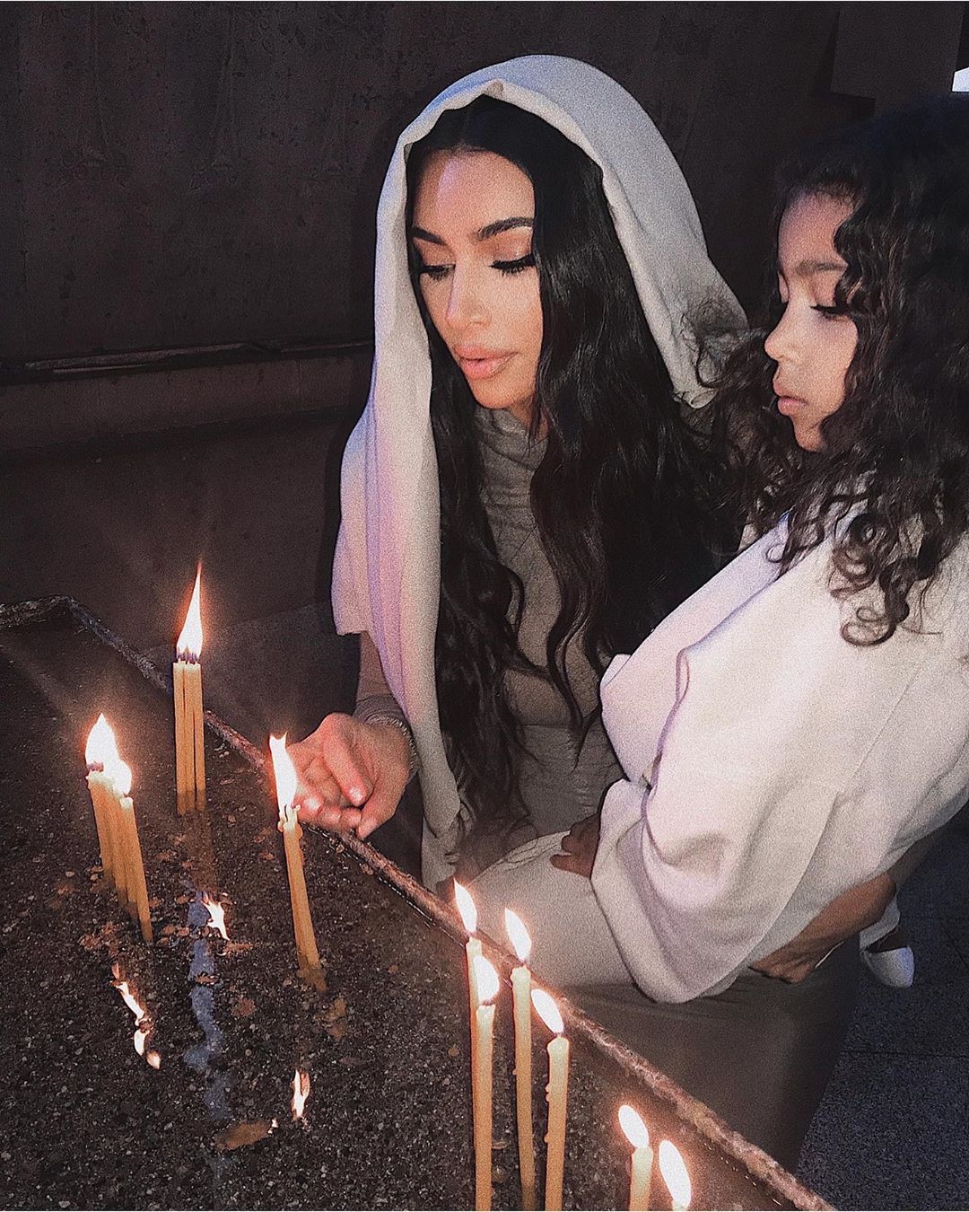 Kim Kardashian And Her Kids Baptized In Armenian Church #5 | Her Beauty