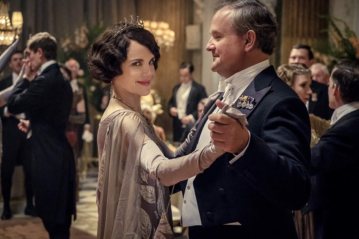 Elizabeth McGovern and Hugh Boneville in Downton Abbey movie