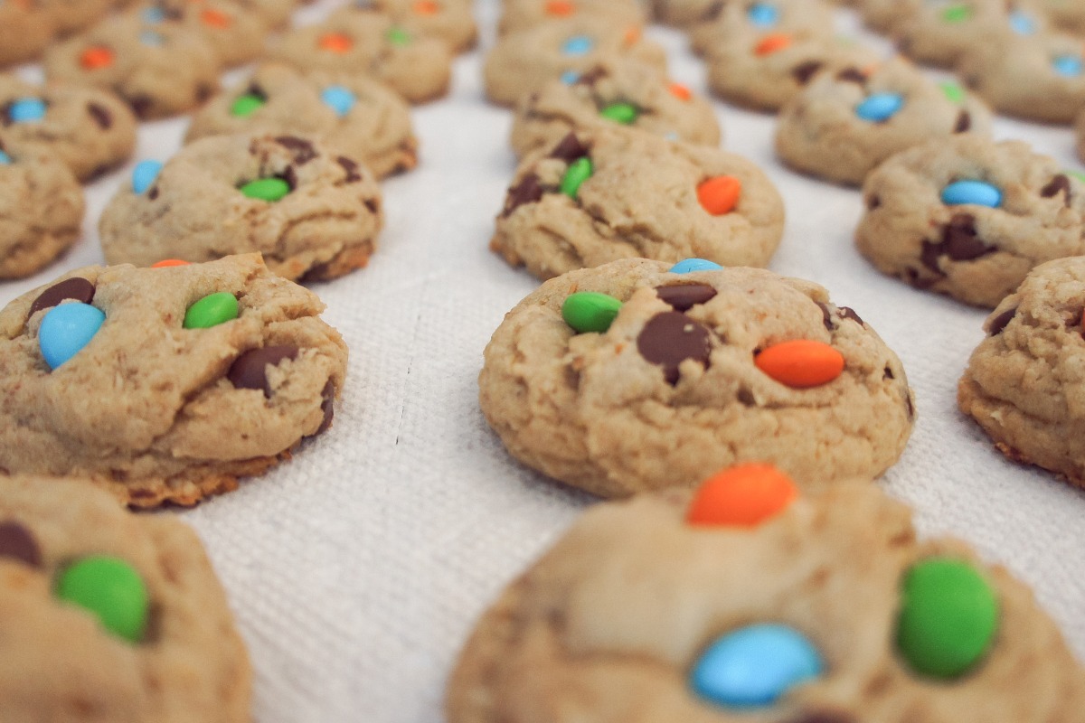 m&m cookies