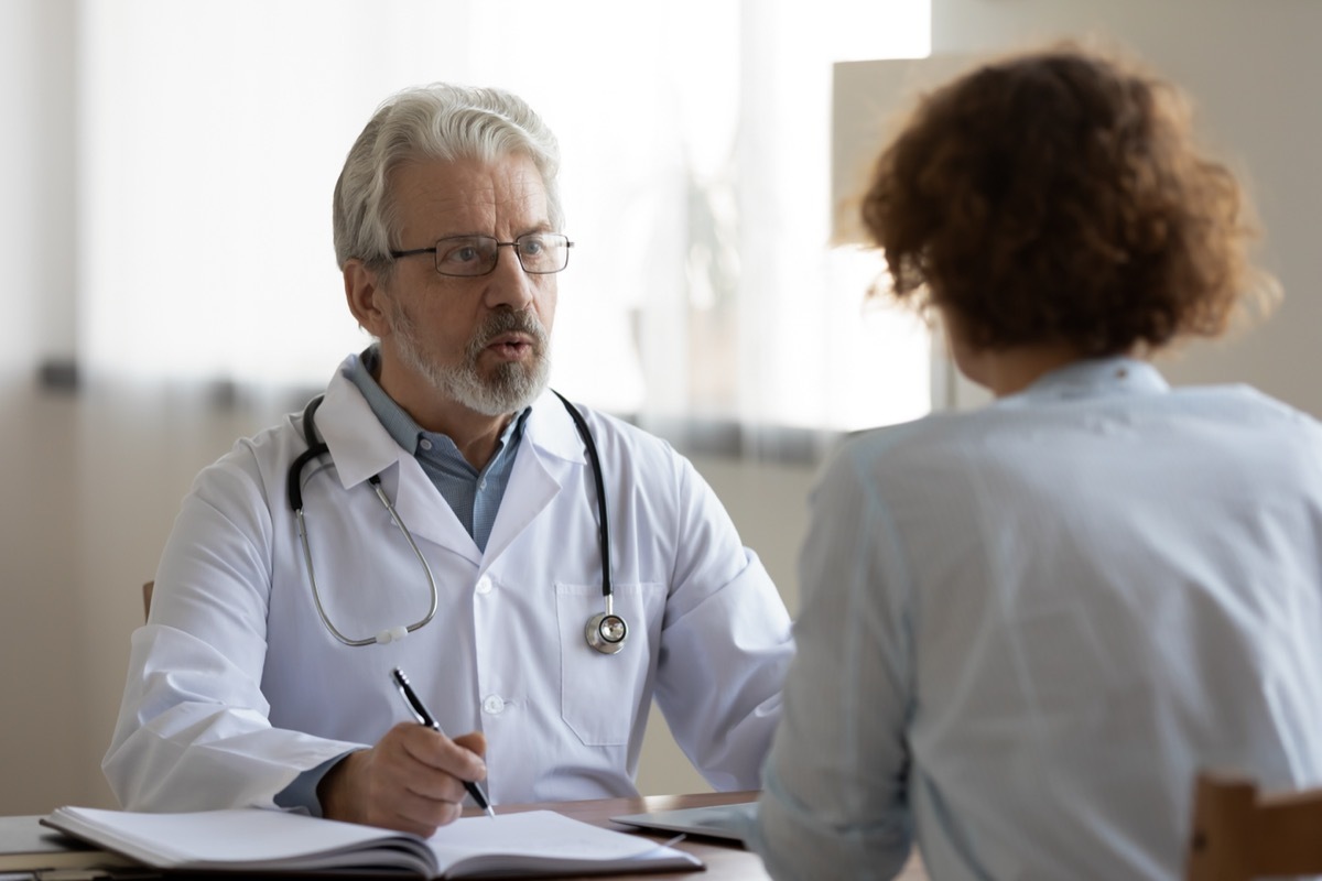 Doctor and Patient talking