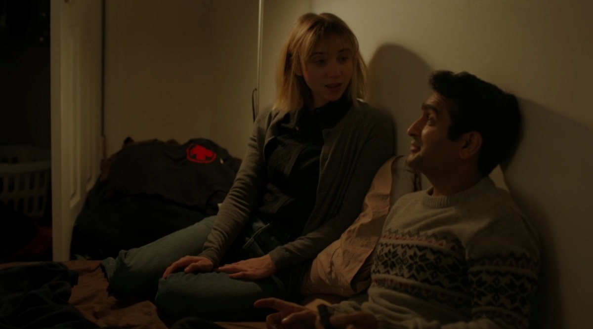 Zoe Kazan and Kumail Nanjiani in The Big Sick