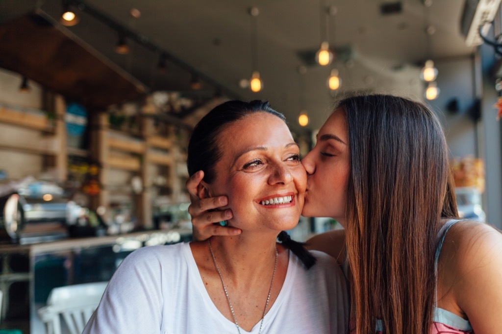 Daughter and mother