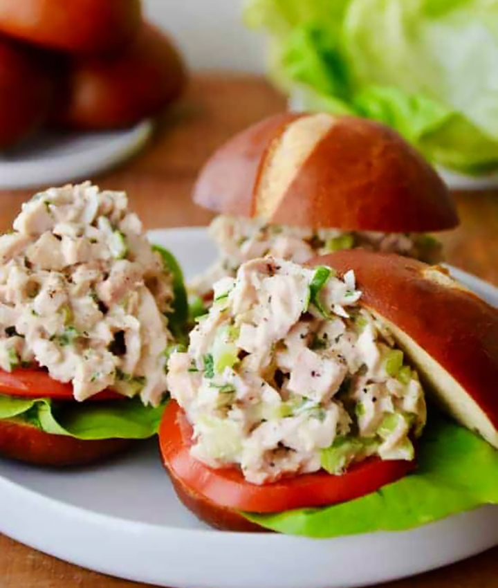 Leftover turkey salad