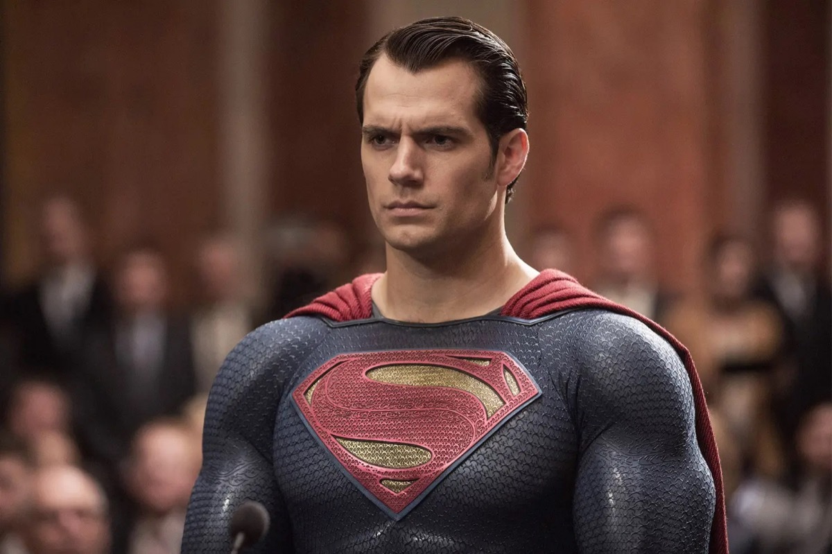 Henry Cavill as Superman.