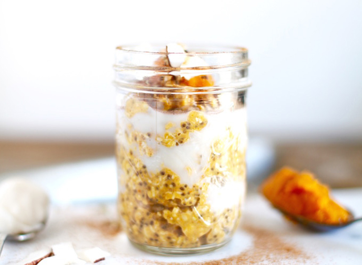 pumpkin pie overnight oats