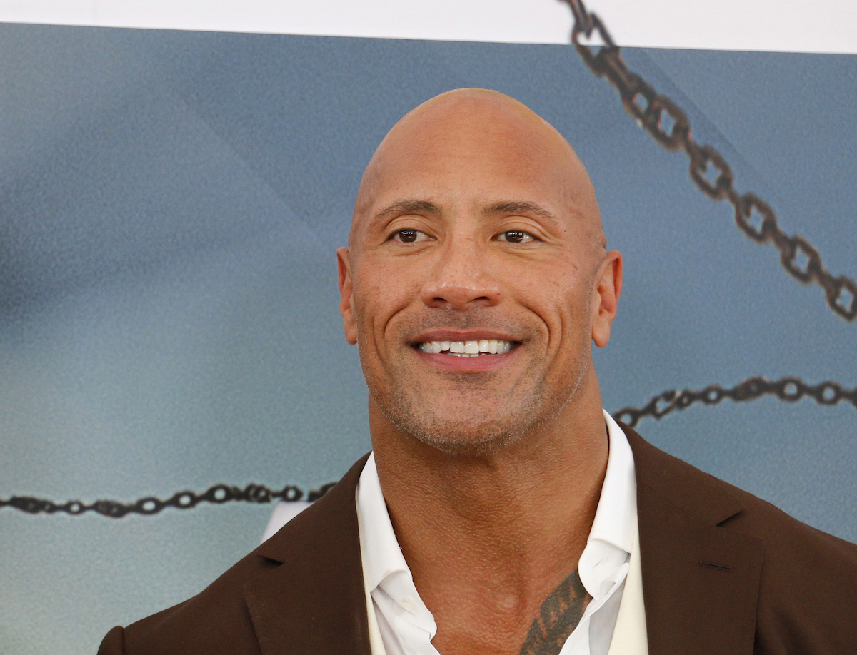 Dwayne Johnson at the premiere of 