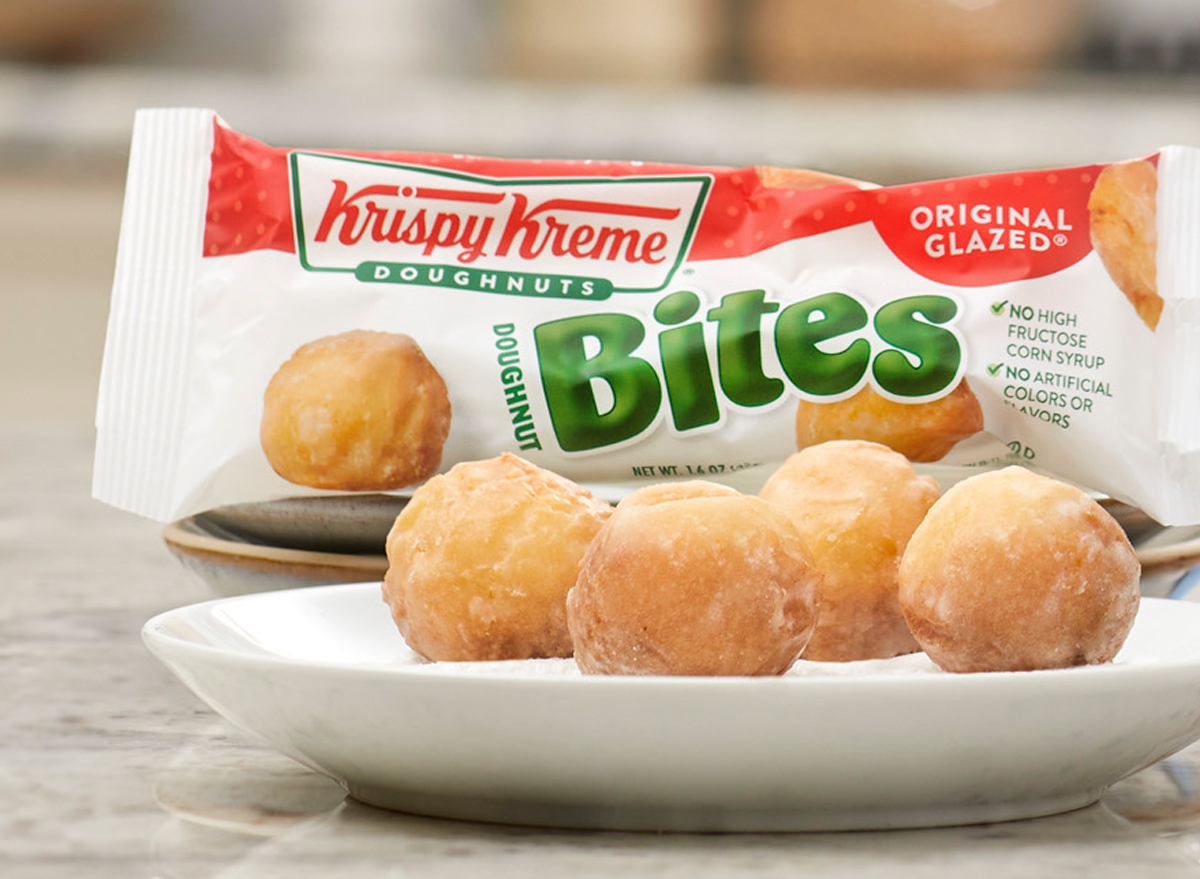 Krispy kreme doughnut bites