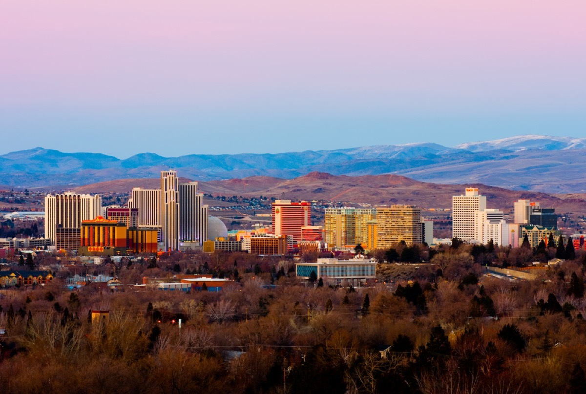 reno nevada skyline