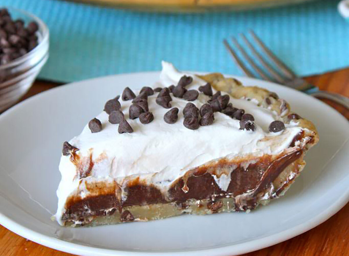 chocolate chip icebox pie