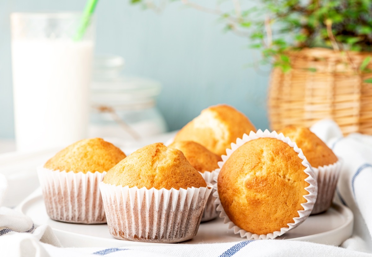 Muffins on Counter