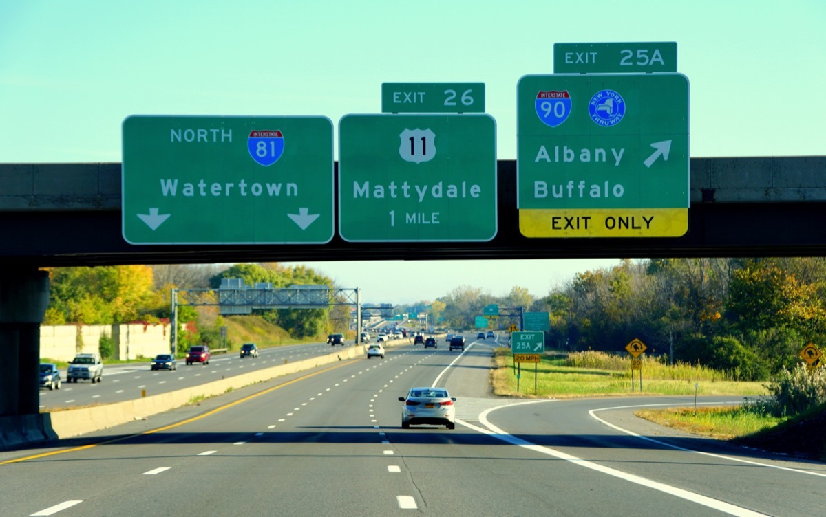 Highway signs