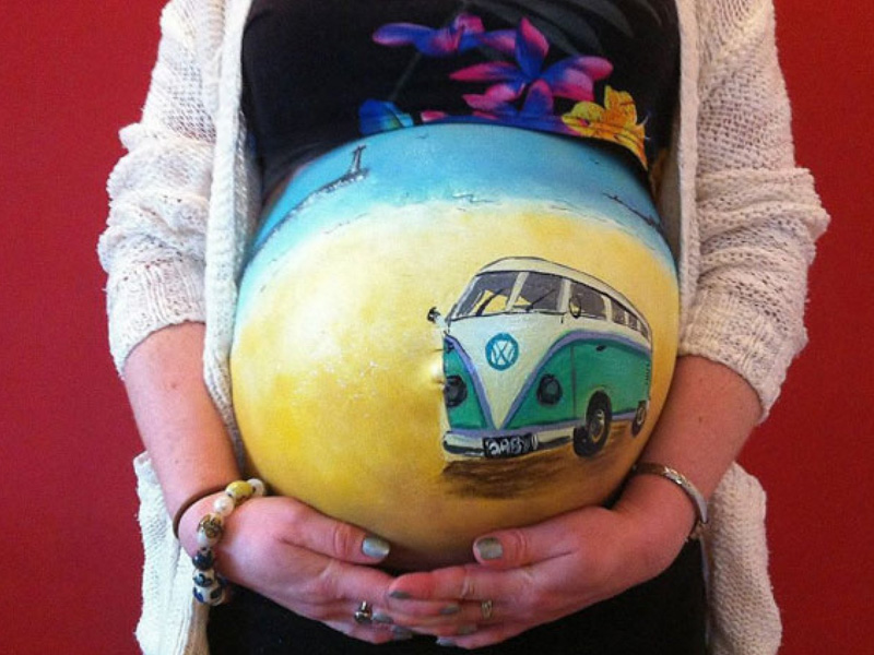 Fun And Creative Pregnancy Photo Ideas 6