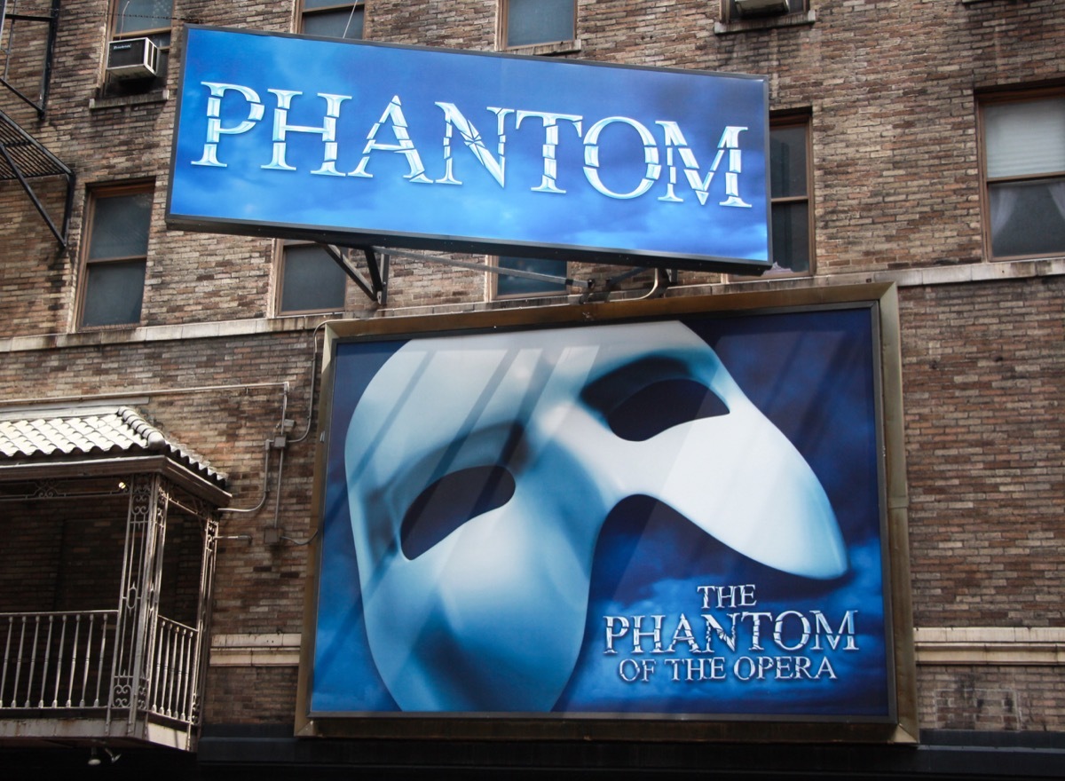 phantom of the opera broadway sign, broadway tickets