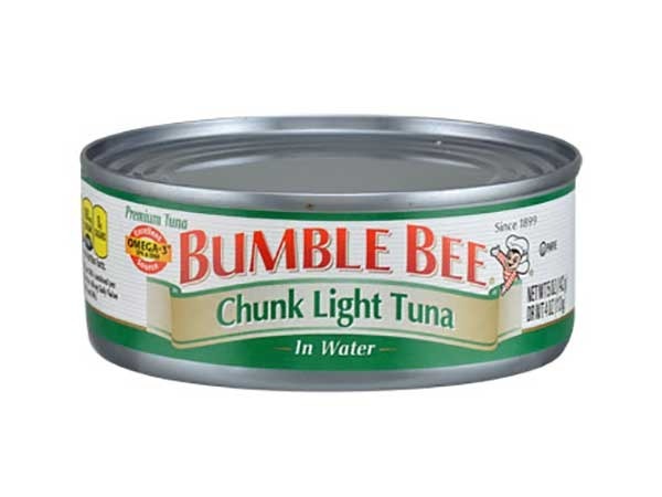 bumble bee chunk light tuna in water