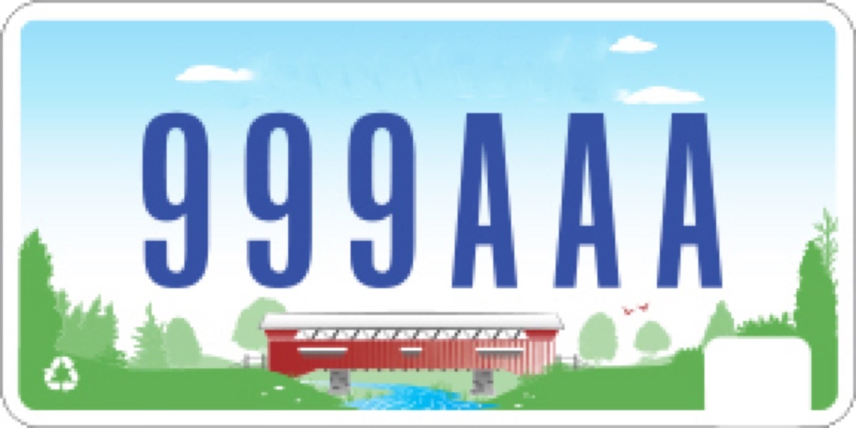 indiana license plate photoshopped