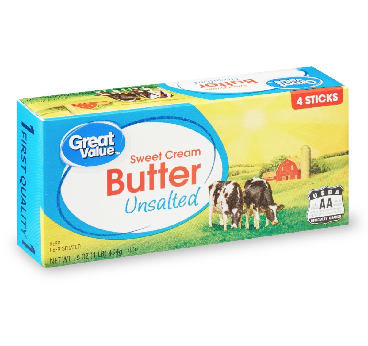 Great Value Unsalted Butter 