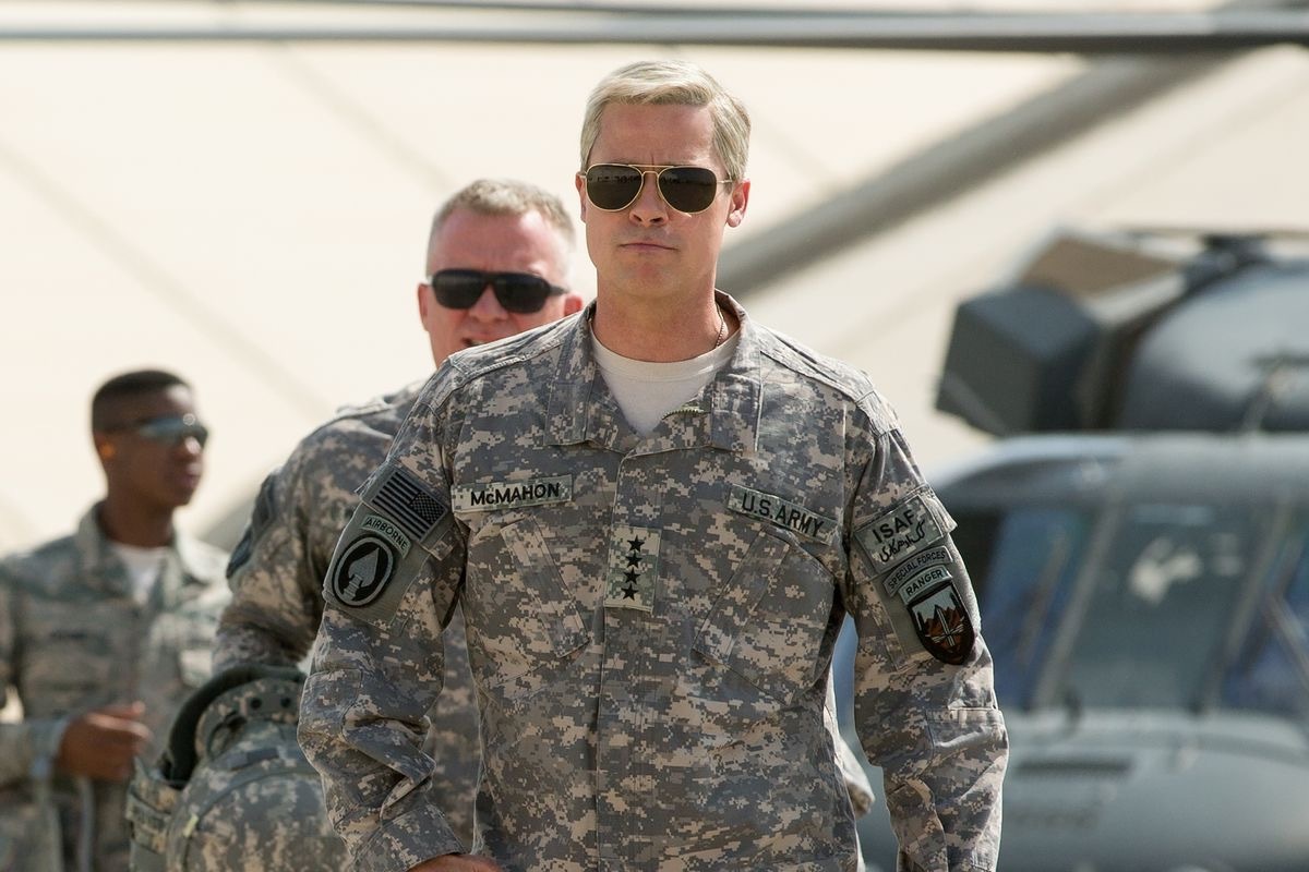 brad pitt in war machine