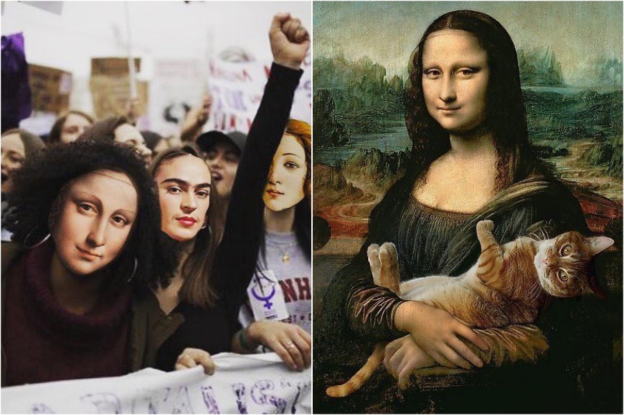 Mona Lisa on equality marches | Mona Lisa Reimagined In The Modern World Excerpt | Her Beauty