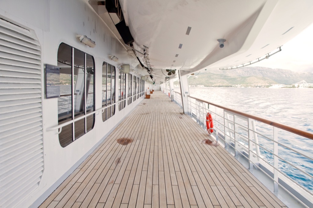 Cruise ship deck