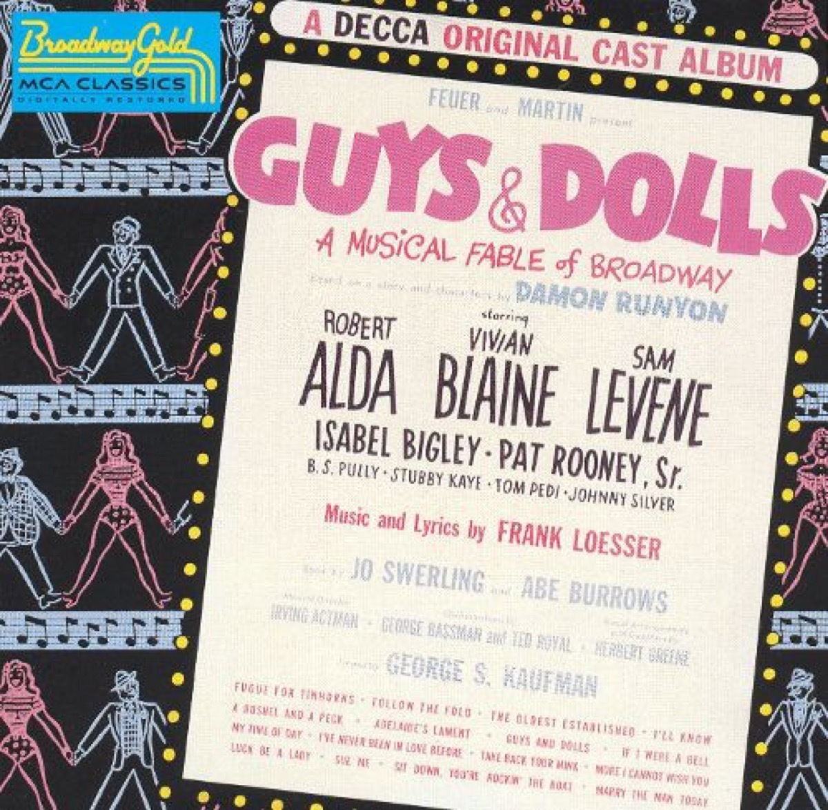 guys and dolls original cast recording