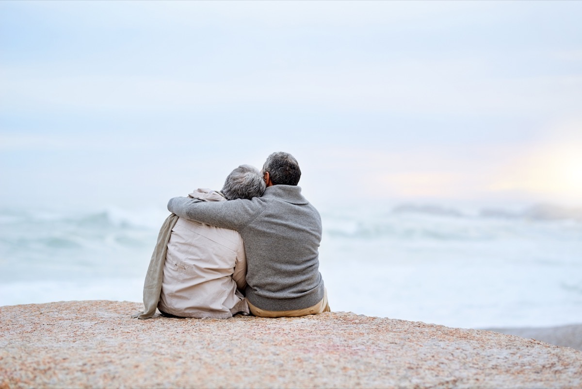 couple under blanket together