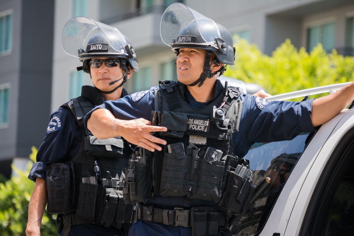 Los Angeles police officers