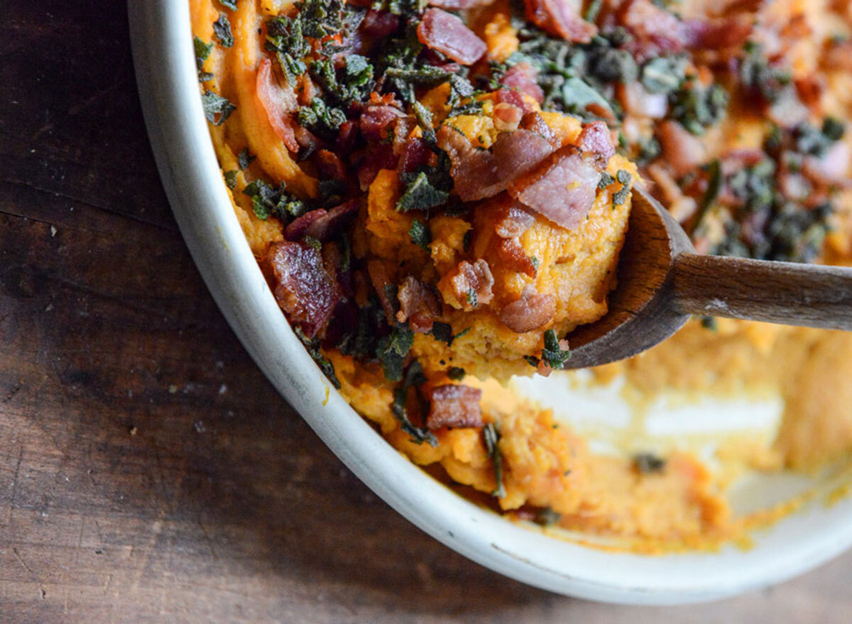 bourbon bacon sweet potatoes