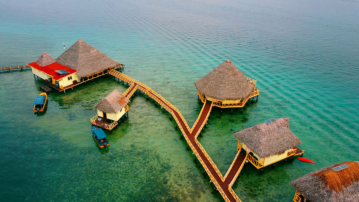 punta caracol floating hotel