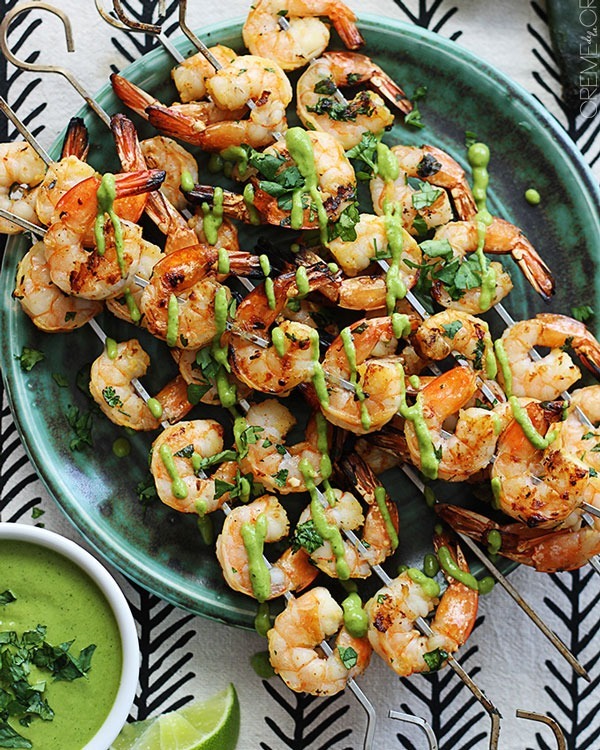 Shrimp recipes Cilantro Lime Grilled Shrimp