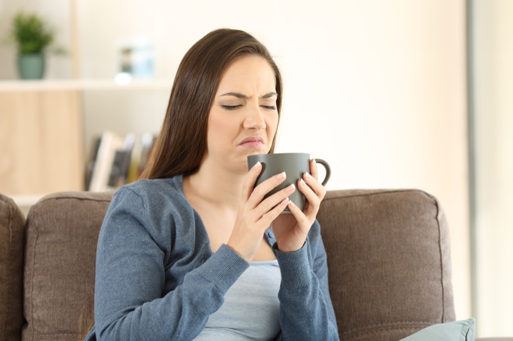 Woman Drinking Bad Coffee Random Facts