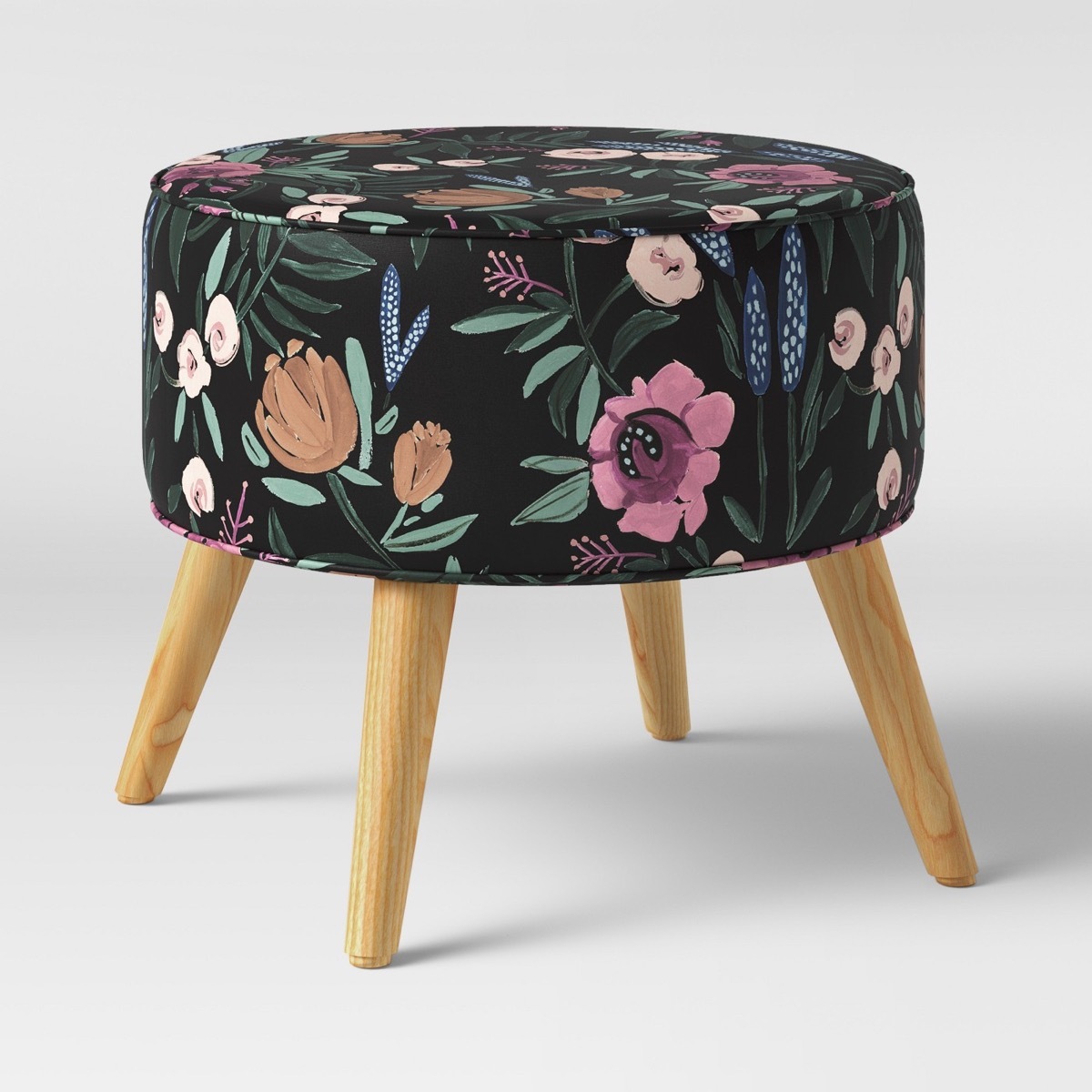 Round Floral Ottoman {Target Deals}