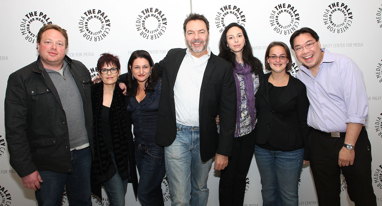 Writers Brian Buckner, Nancy Oliver, Raelle Tucker, creator Alan Ball and writers Kate Barnow, Elisabeth Finch and Alexander Woo attend The Paley Center for Media's 