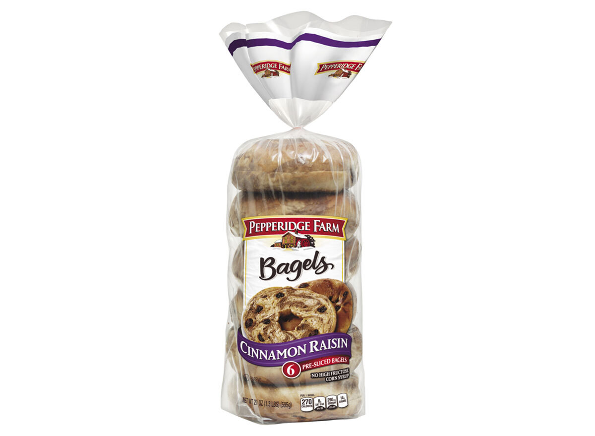 pepperidge farm bagels cinnamon raisin