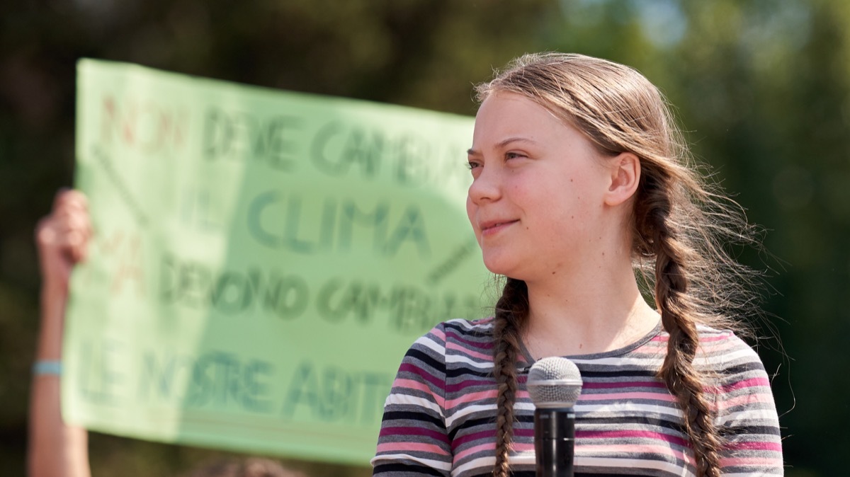 greta thunberg rome