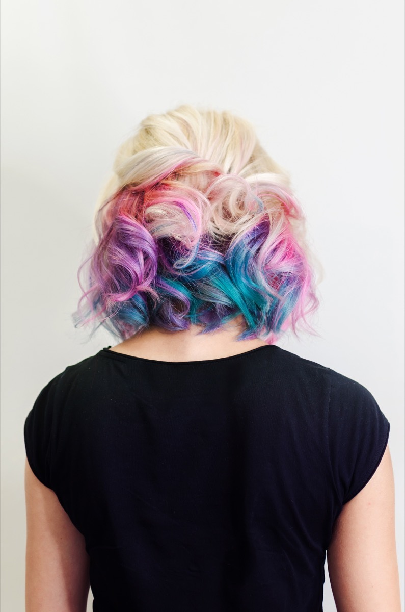 Unicorn hair worst modern style trends