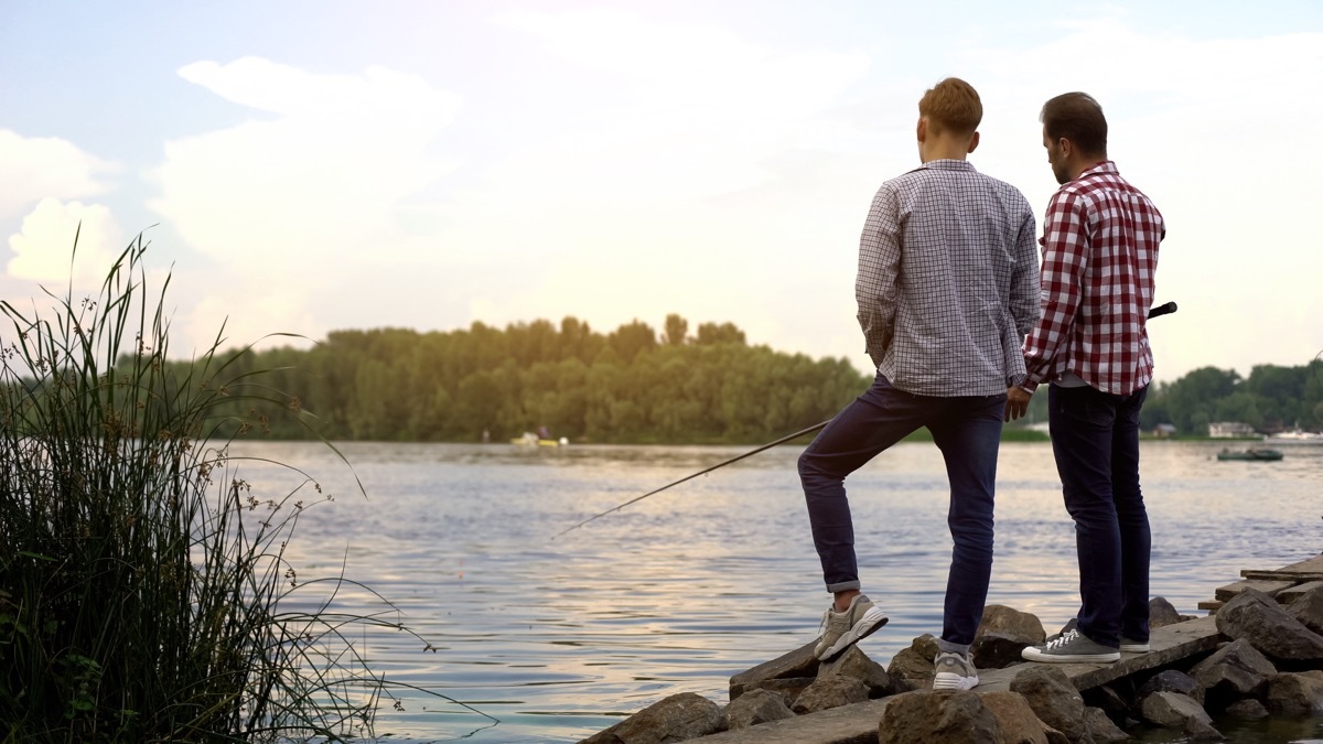 Men fishing