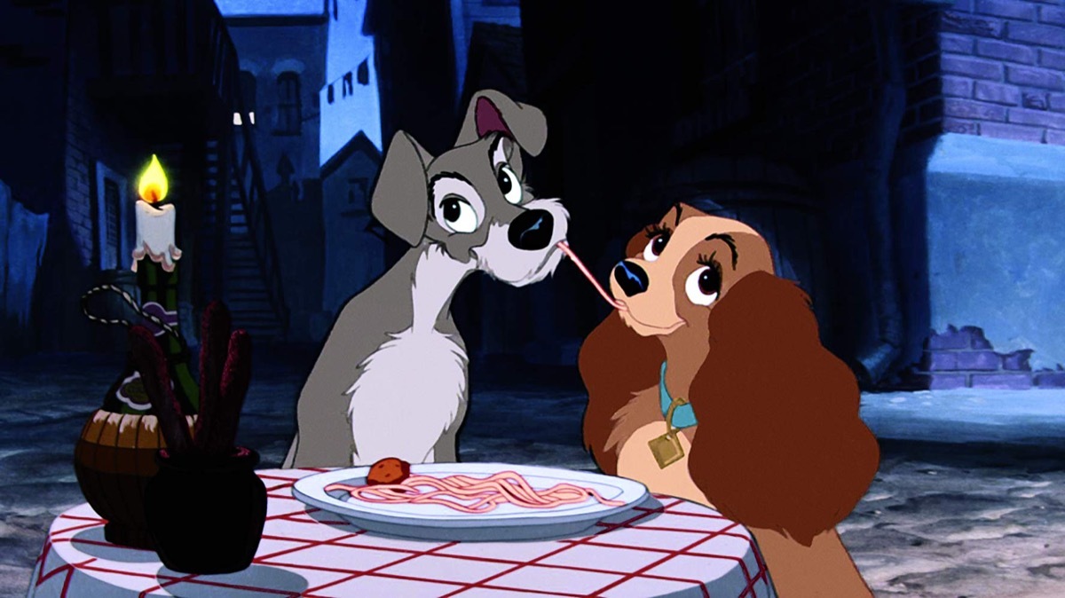 lady and the tramp spaghetti scene